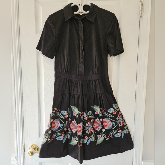 IVKO Dresses & Skirts - IVKO embroidered cotton dress EU38/US 8/M